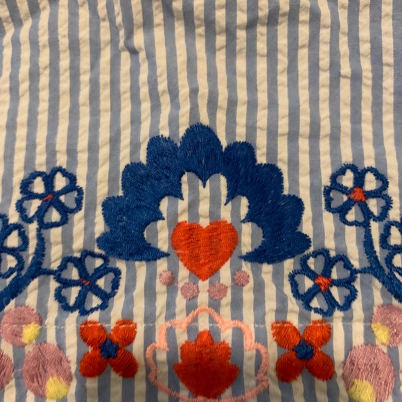 Crewcuts seersucker long sleeved top w/floral - Picture 3 of 7